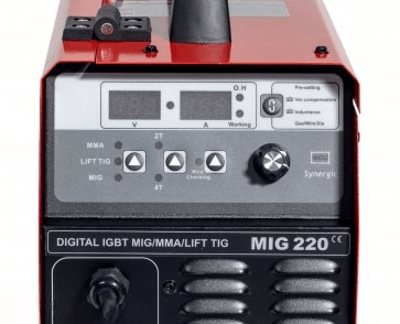 Kontrolni panel WTL MIG 220 DIGI SYN sa synergic funkcijama i digitalnim displejem